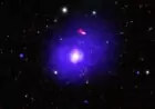 Chandra Shows Giant Black Hole Spins Slower Than Its Peers