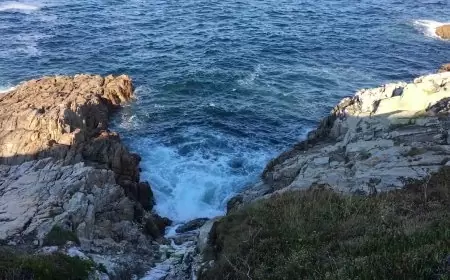 From above video of water stream